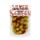 Silver & Green Piri Piri Stuffed Olives - 220g Pouch